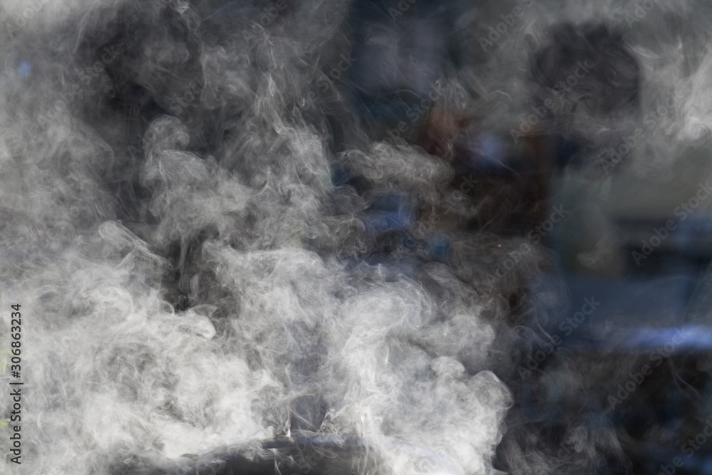 smoke clouds from a smokehouse smoke clouds from a smokehouse