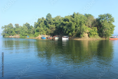 boats on river