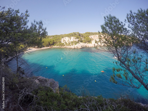 Macarella cove Minorca island Balearics Spain