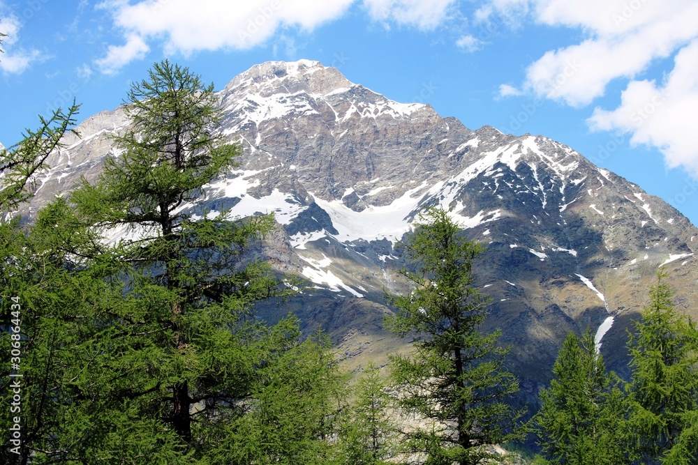 Hochgebirge im Wallis