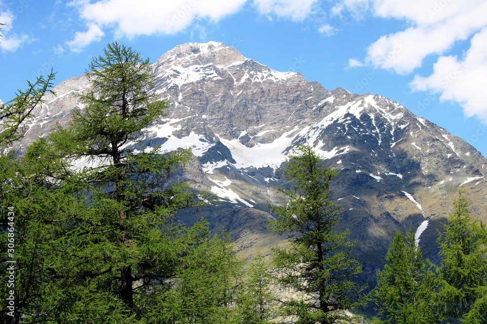 Fototapeta premium Hochgebirge im Wallis