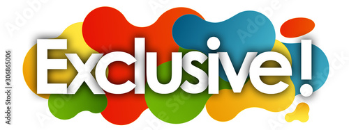 Quadro su tela Exclusive in color bubble background