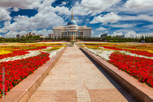 The Ak Orda Presidential Palace, Kazakhstan, Astana, photo