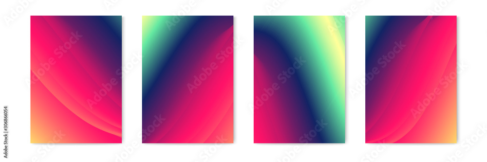 Modern liquid background. Abstract gradient colors flow.