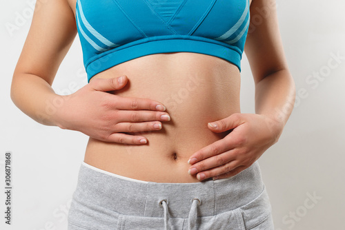 Photos the concept of early pregnancy, proper nutrition, women's health
