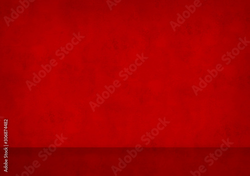 red and background, backdrop for photo studio © Pracownia Zygzak