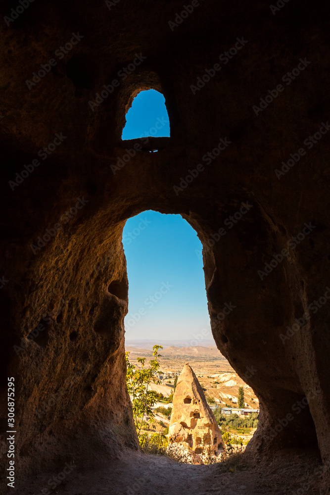 View from the cave at Cappadocia, Turkey