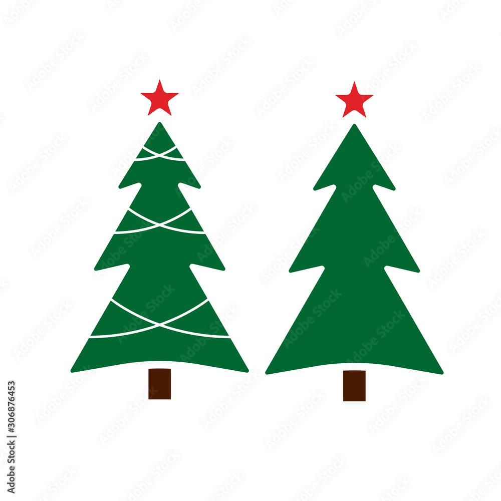 Christmas tree vector icon. Filled flat sign for mobile concept and web design. Christmas tree with star glyph icon. Symbol, logo illustration. Vector graphics Christmas tree vector icon. Filled flat sign for mobile concept and web design. Christmas tree with star glyph icon. Symbol, logo illustration. Vector graphics