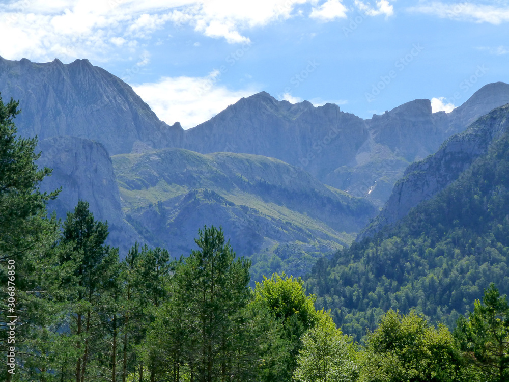 Mountain landscape Selva de Oza Haragon Spain Mountain landscape Selva de Oza Haragon Spain