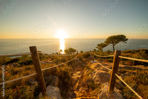 Sunrise by the sea of Oropesa del Mar
