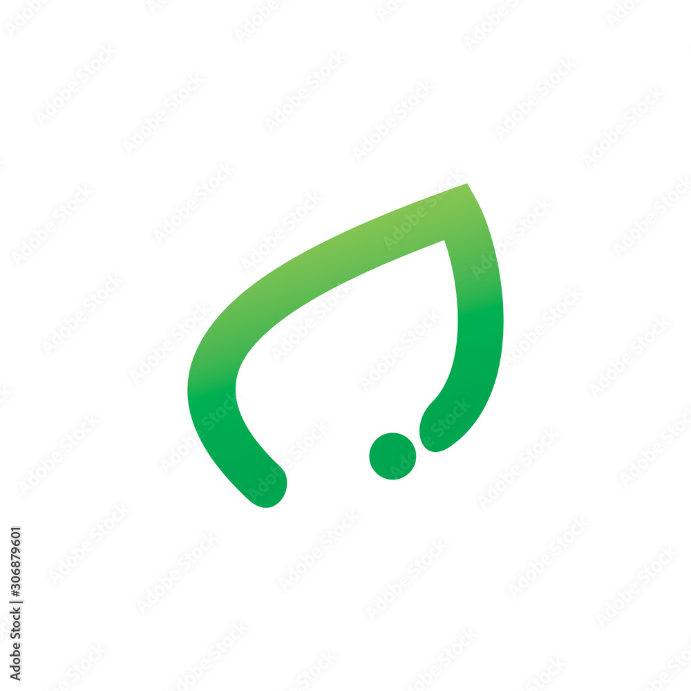 color leaf line logo design color leaf line logo design
