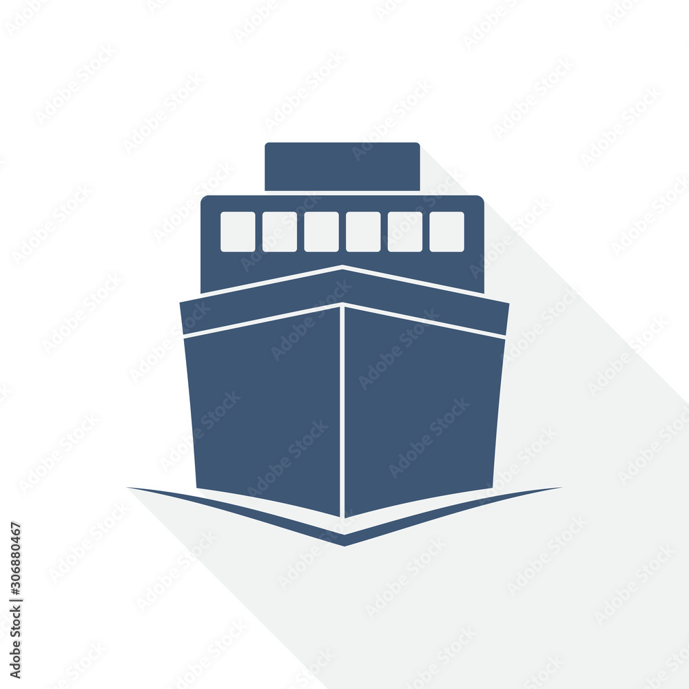 ship vector icon, boat, travel, marine concept flat design illustration ship vector icon, boat, travel, marine concept flat design illustration