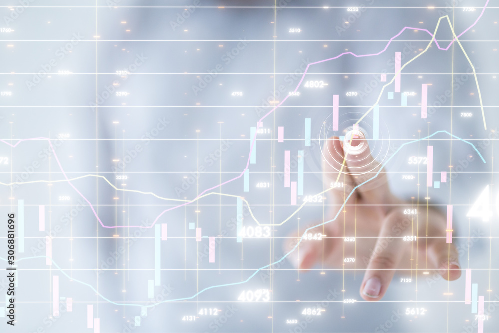 Business intelligence. Diagram - Graph Stock Trading, Investment dashboard Business intelligence. Diagram - Graph Stock Trading, Investment dashboard