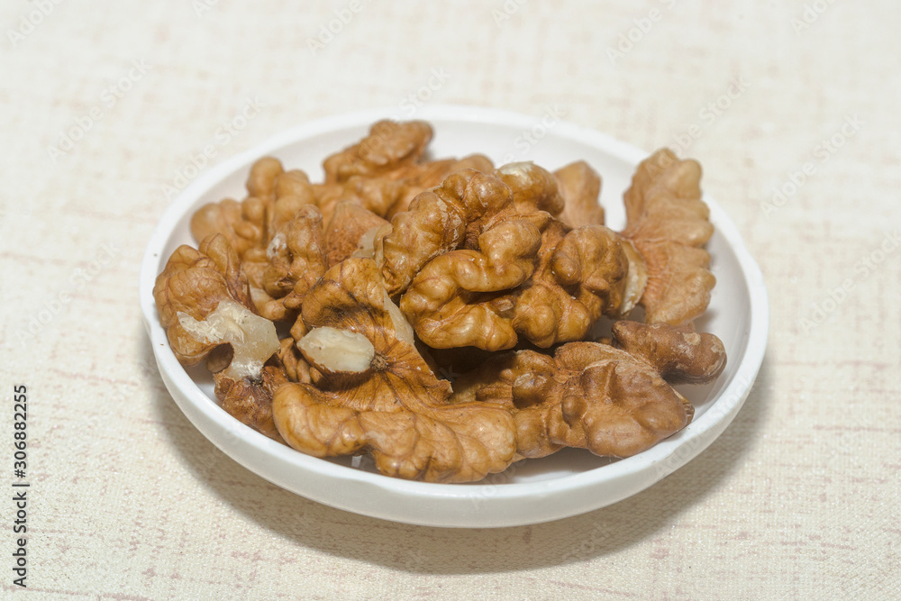 Walnut still life close-up