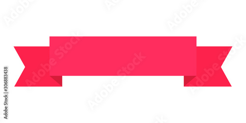 Free Download Horizontal red ribbon banners. Vector illustration. - GFXLoad