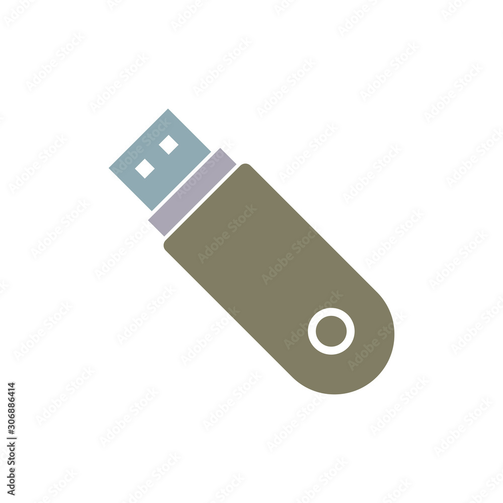 Usb Flash drive icon vector design template Usb Flash drive icon vector design template