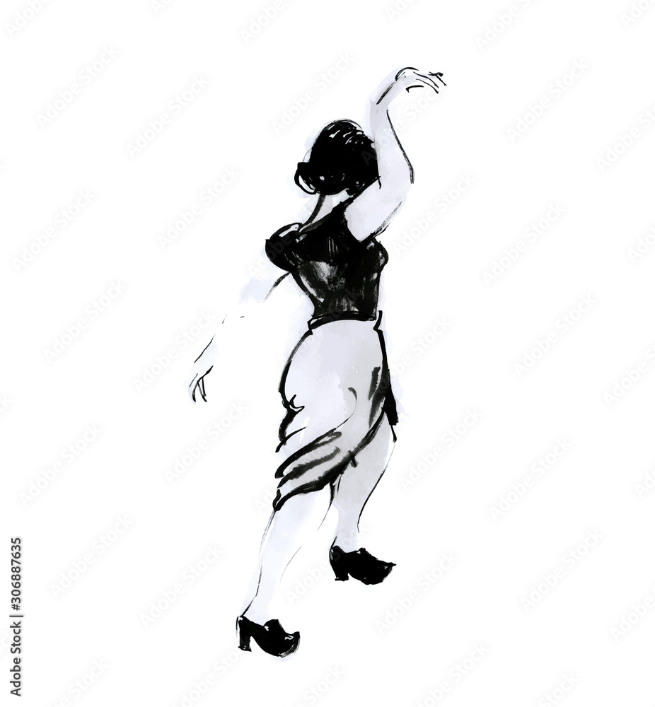 Dance Pose Dress: Over 18,951 Royalty-Free Licensable Stock Illustrations &  Drawings | Shutterstock