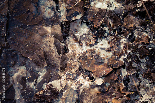 Wallpaper Mural Broken ice background texture Torontodigital.ca