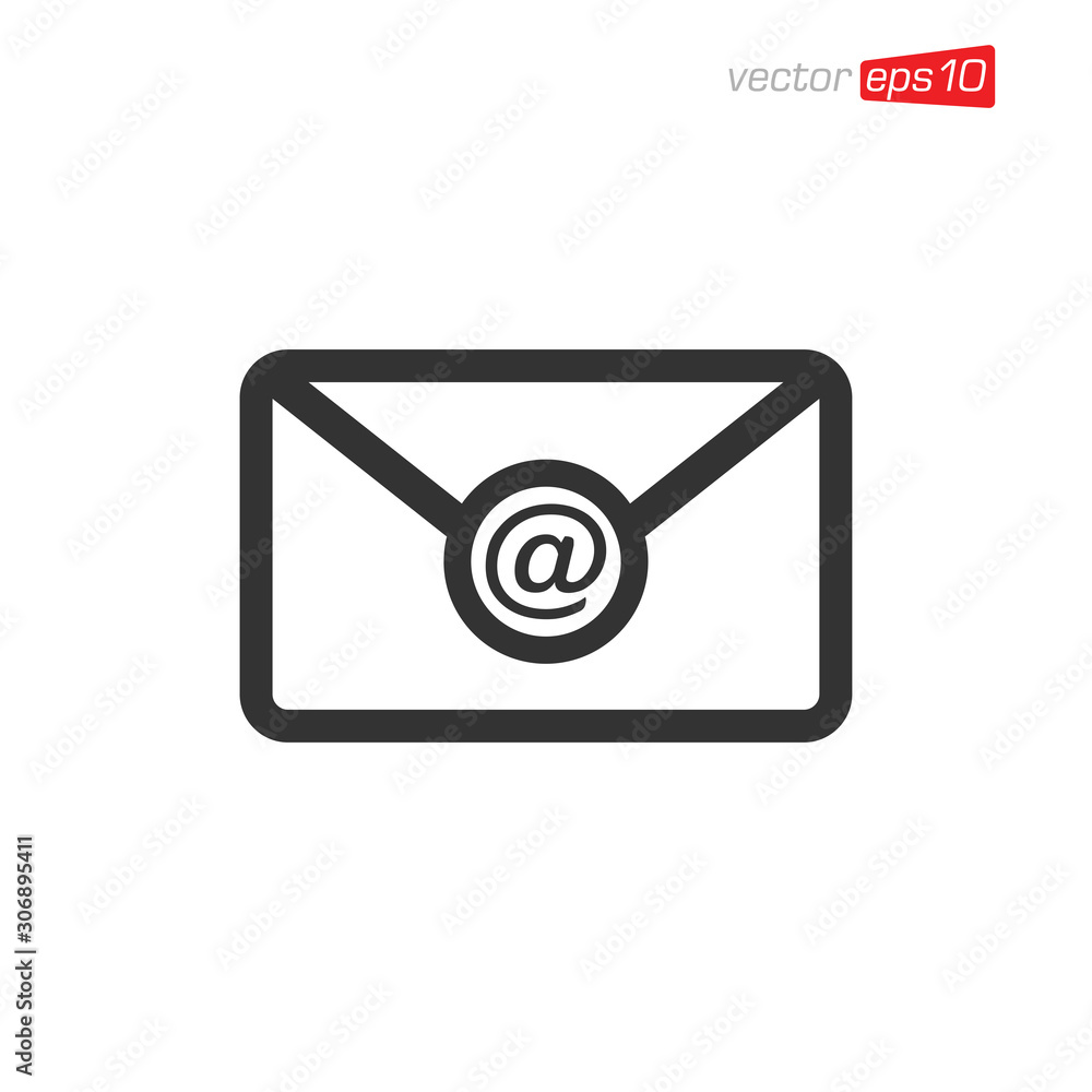 Envelope Message Icon Design Vector Envelope Message Icon Design Vector