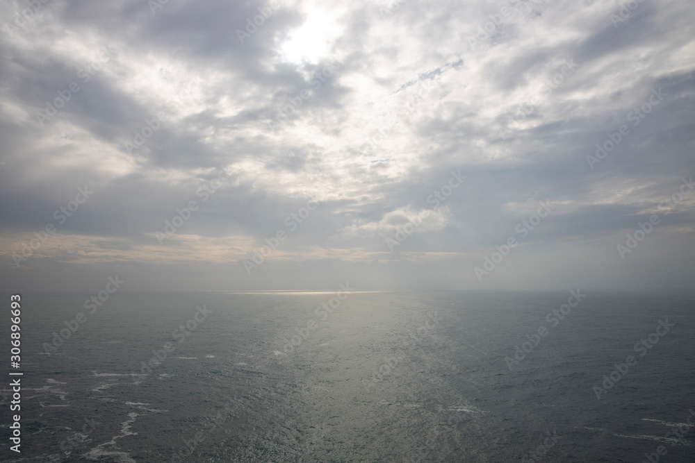 Fototapeta premium amazing sea scape and dramatic sky