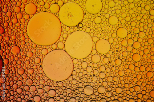 Wallpaper Mural Background of colorful oil drops in water surface - abstraction Torontodigital.ca