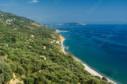 Fototapeta Naklejka Na Ścianę i Meble -  Coast at Baia Tirrena, Salerno, Italy