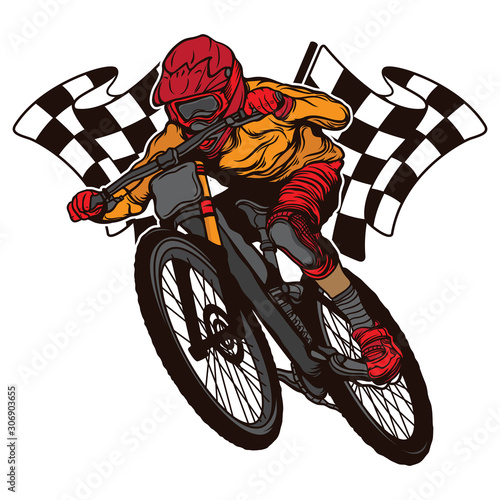 champion downhill mountain bike design
