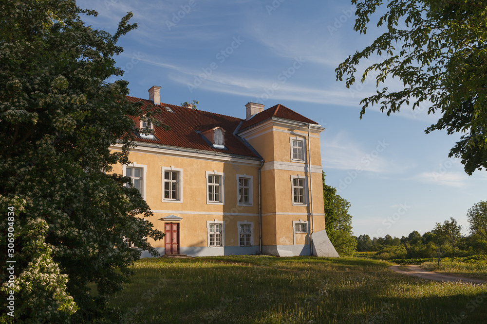 Manor of great Russian seafarer Krusenstern. Kiltsi, Estonia