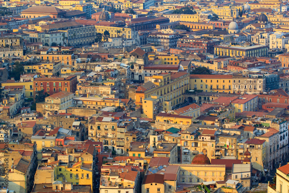 Skyline of the city of Naples