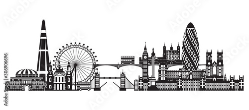 London City Skyline vector 5