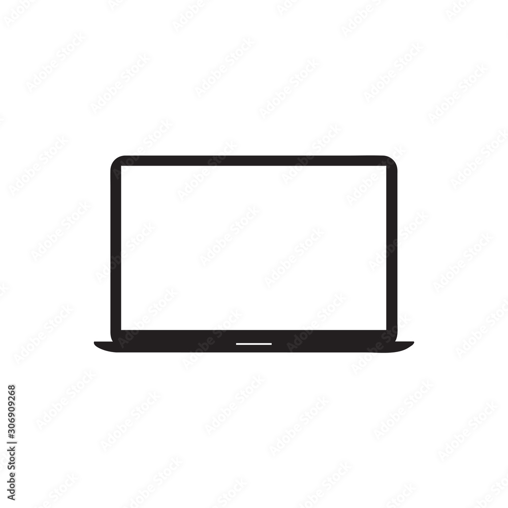 Laptop icon vector isolated on background. Trendy computer symbol. Pixel perfect. illustration EPS 10. - Vector. Laptop icon vector isolated on background. Trendy computer symbol. Pixel perfect. illustration EPS 10. - Vector.