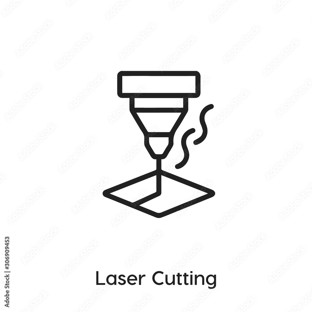 Laser cutting icon vector. Cutter machine icon vector symbol illustration.  Modern simple vector icon for your design. Laser cutting icon vector Stock  Vector | Adobe Stock