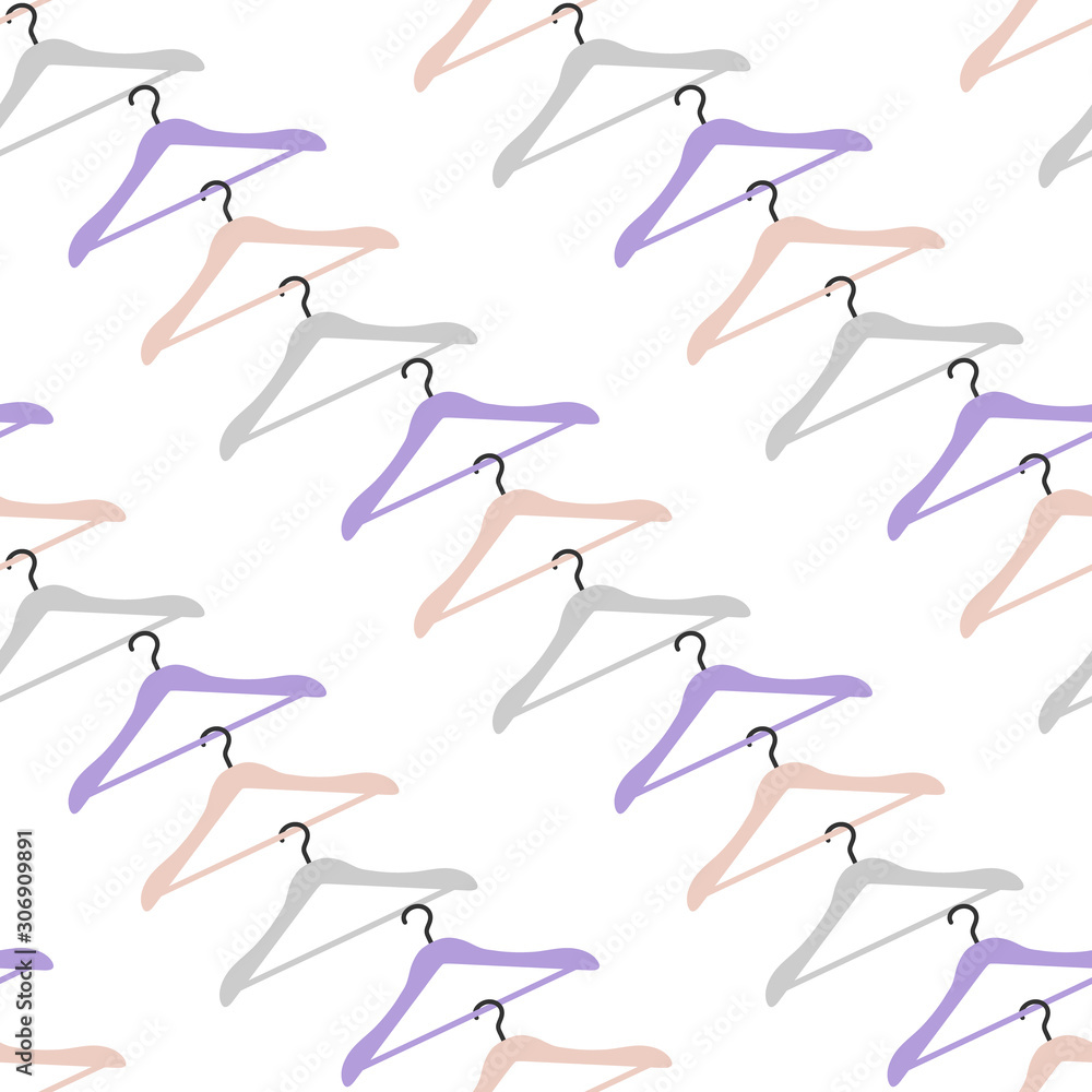 Seamless pattern clothes hangers Black Friday Sale