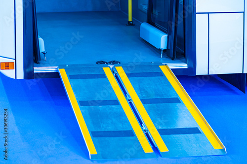 Ramp for disabled people in...