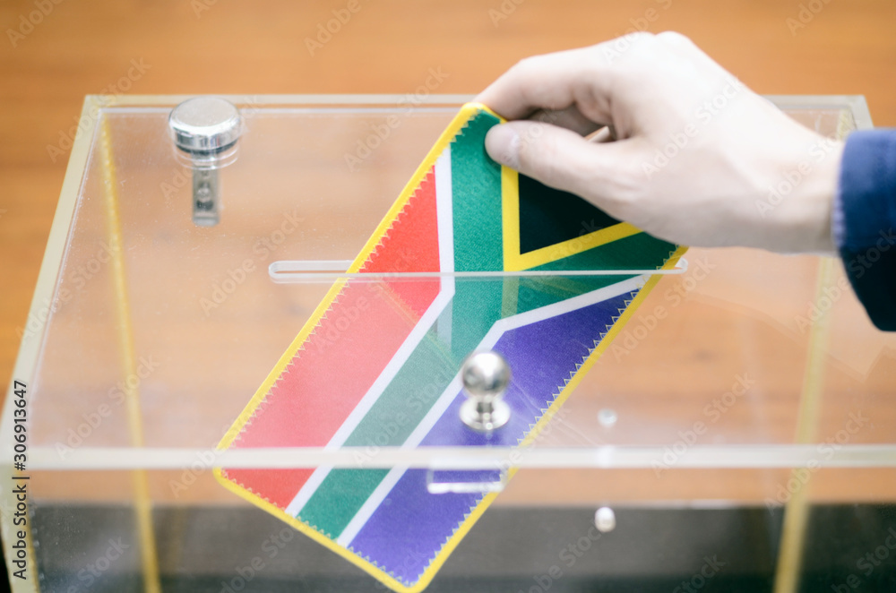 Voting , elections in South Africa.