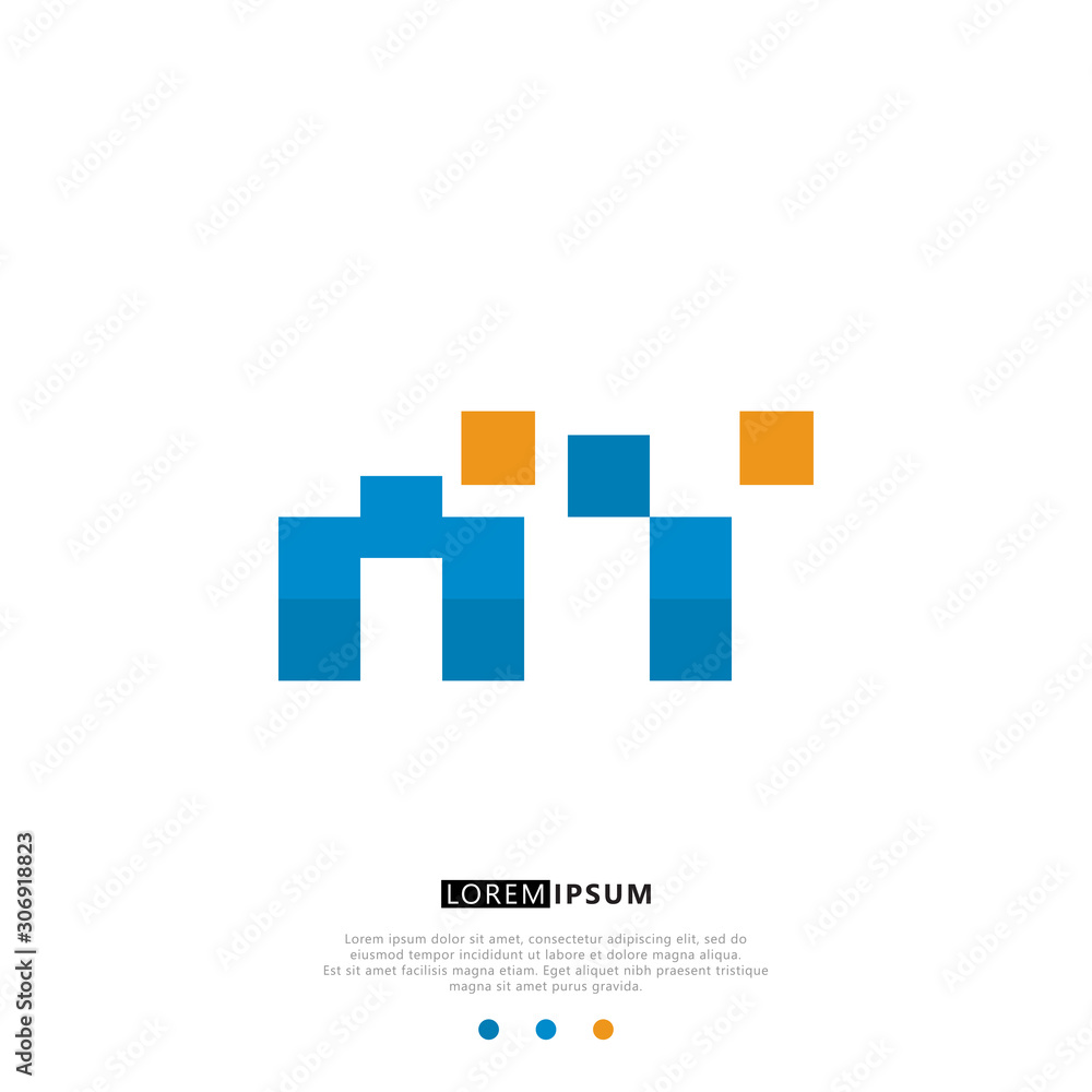 MY M Y Logo Monogram with Blue and yellow Colors. modern letter logo design MY M Y Logo Monogram with Blue and yellow Colors. modern letter logo design