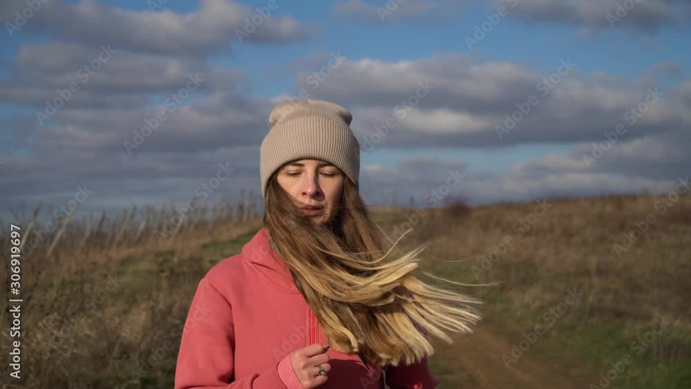 Young girl running, morning workout for better health. Burning extra calories.Close up Young girl running, morning workout for better health. Burning extra calories.Close up