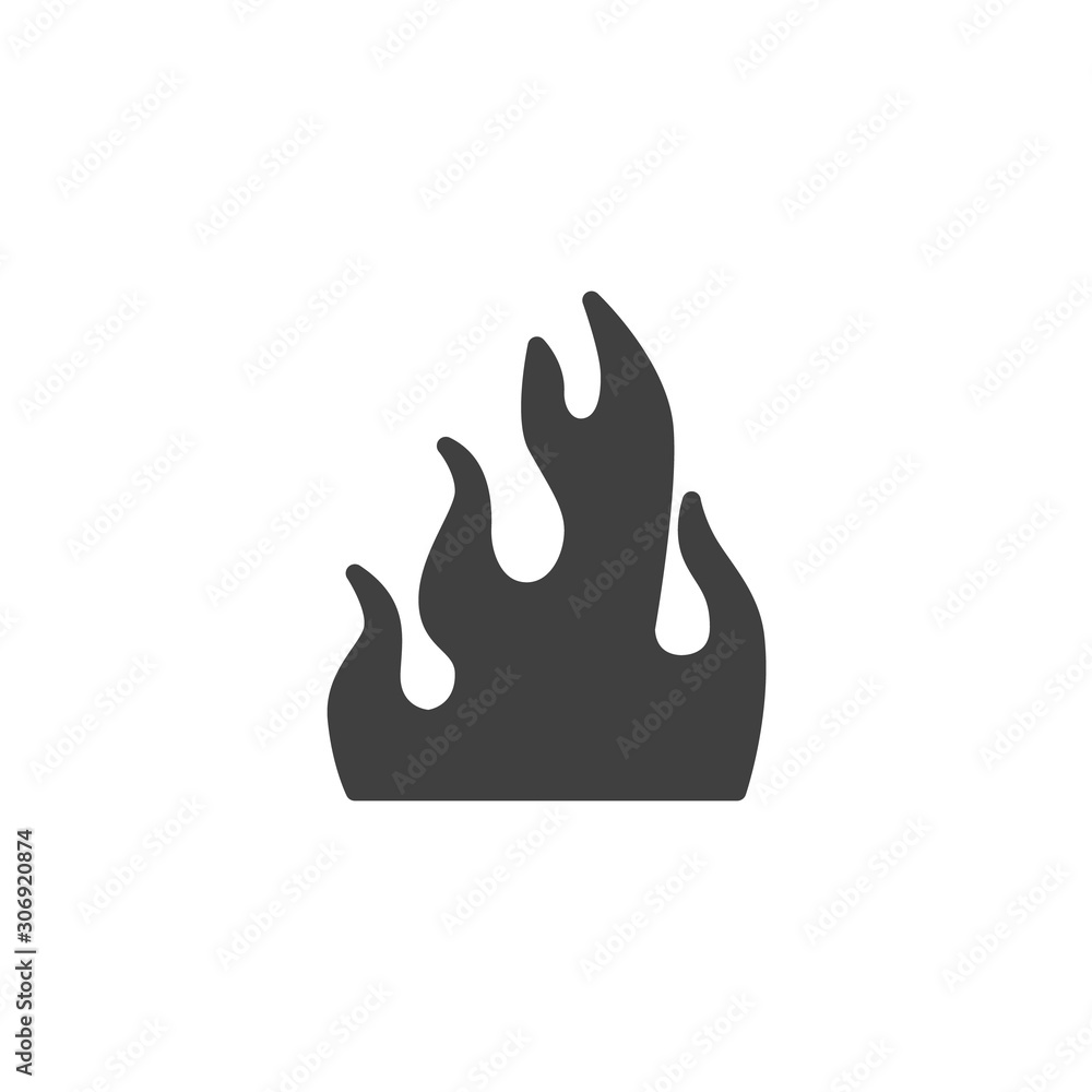Bonfire flame vector icon. Hot flaming filled flat sign for mobile concept and web design. Fire flame glyph icon. Symbol, logo illustration. Vector graphics Bonfire flame vector icon. Hot flaming filled flat sign for mobile concept and web design. Fire flame glyph icon. Symbol, logo illustration. Vector graphics