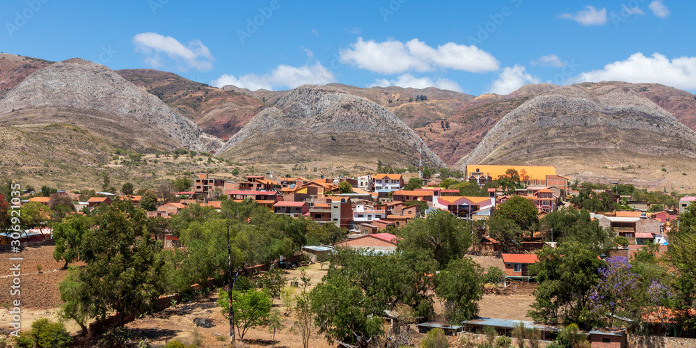 View of Torotoro village in Bolivia