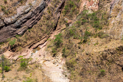 Huge canyon at Torotoro in Bolivia