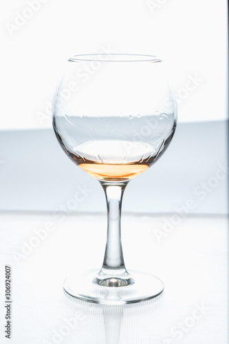 cognac glass made of thin glass