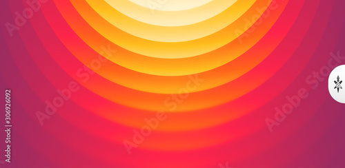 Abstract waved background with layers. Trendy covers design. Vector illustration in modern art style.