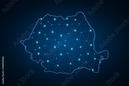 Fotografie Map of Romania