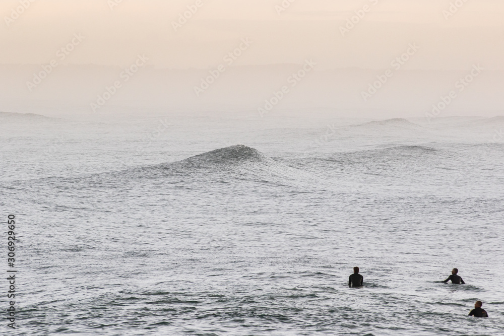 Fototapeta premium Surf session à la Torche, Bretagne