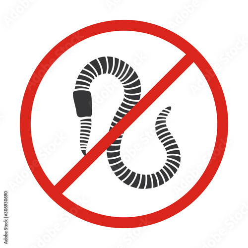 Insect worm vector icon.Black vector icon isolated on white background insect worm.