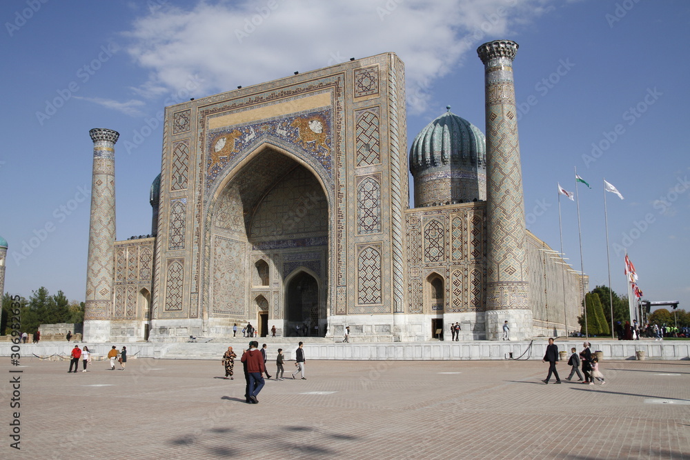 Registan Square in the uzbek city Samarkand