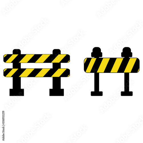 roadblock icon vector design symbol