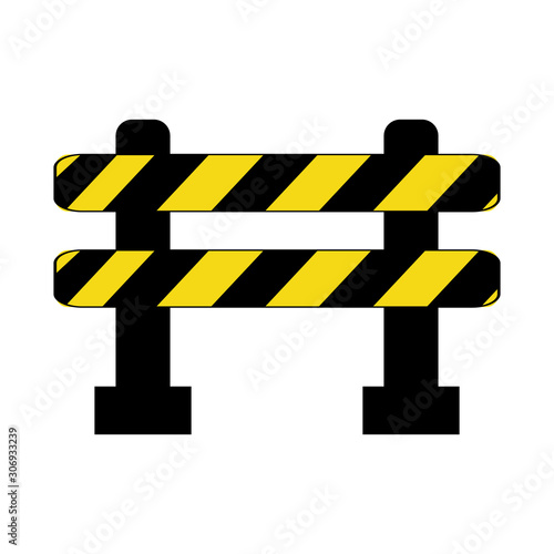 roadblock icon vector design symbol