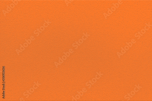 Fashionable orange peel pantone color of spring-summer 2020 season from New York fashion week. Texture of colored porous rubber. Modern luxury background or mock up with space for text