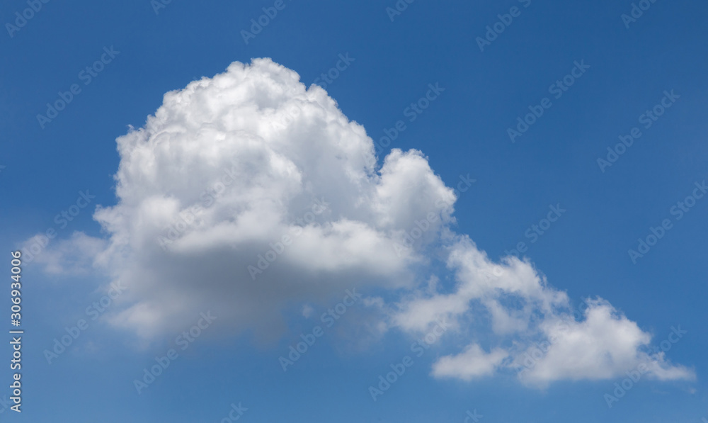 beautiful white cloud shape in the clear blue sky, nature and background concept. beautiful white cloud shape in the clear blue sky, nature and background concept.